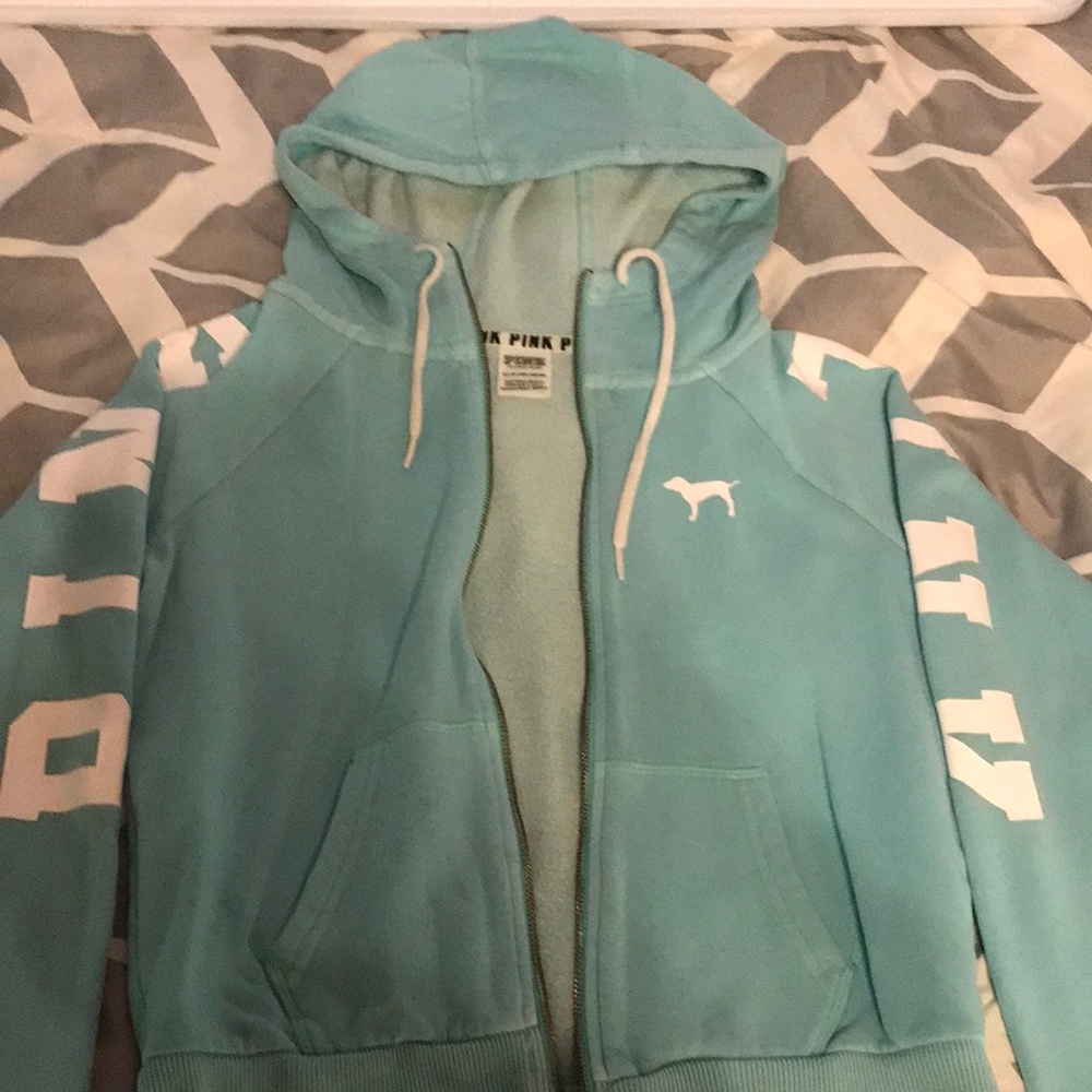 Full zip PINK hoodie